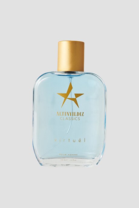 EDP Virtuel Parfüm (100 ML)-Deodorant (150 ML) -Duş Jeli (400 ML) Aksesuar Lacivert Set resmi