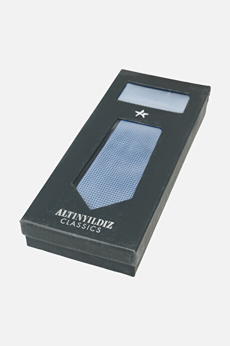 Kravat-Mendil Yeşil-Lacivert Set resmi