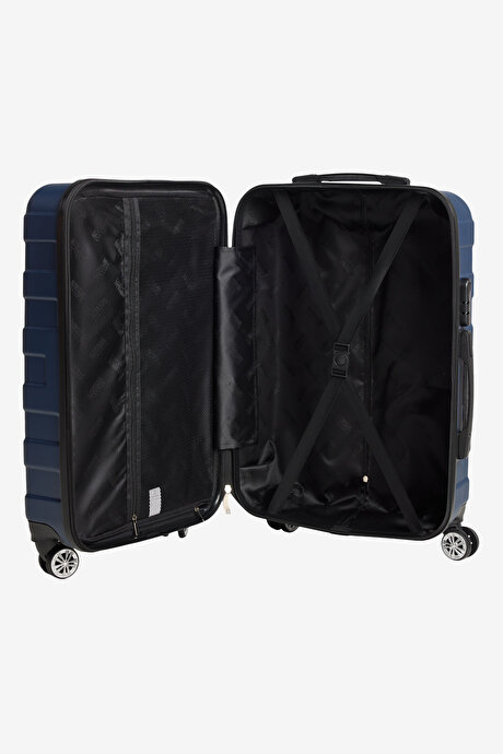 Orta Boy Lacivert Valiz resmi