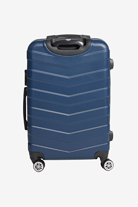 Orta Boy Lacivert Valiz resmi