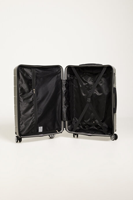 Orta Boy Gri Valiz resmi