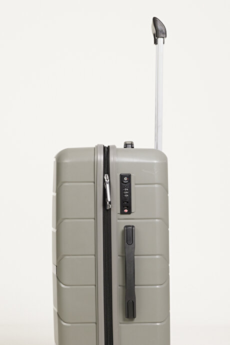 Orta Boy Gri Valiz resmi