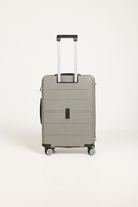 Orta Boy Gri Valiz resmi