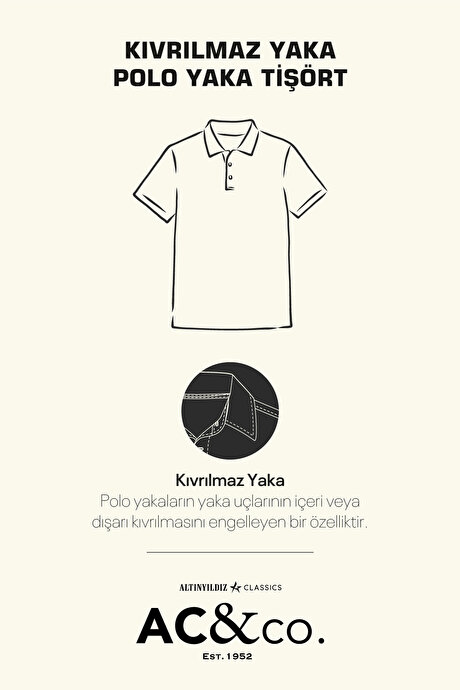 %100 Pamuk Kıvrılmaz Pike Polo Yaka Slim Fit Dar Kesim Siyah Tişört resmi