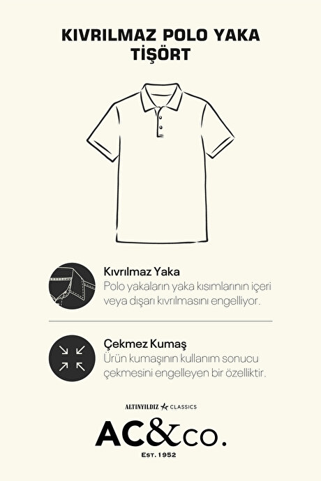 Slim Fit Dar Kesim Kıvrılmaz Polo Yaka Kısa Kollu Yeşil Tişört resmi