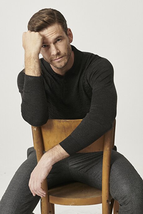 Koyu Antrasit Triko resmi