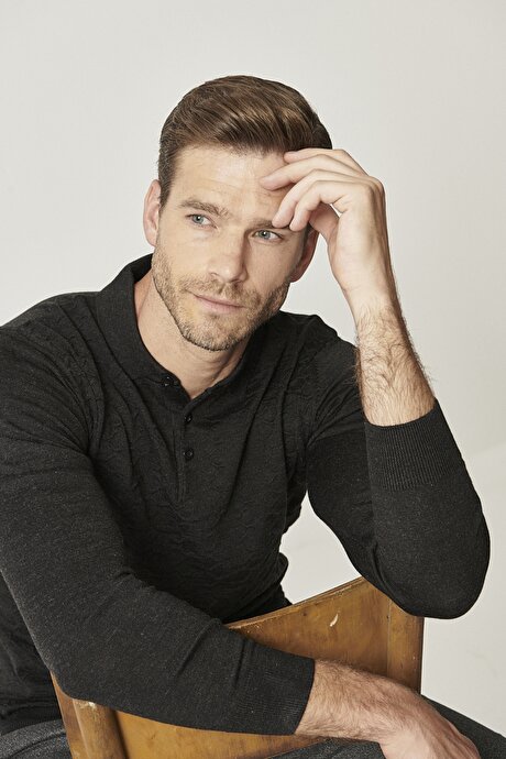 Koyu Antrasit Triko resmi