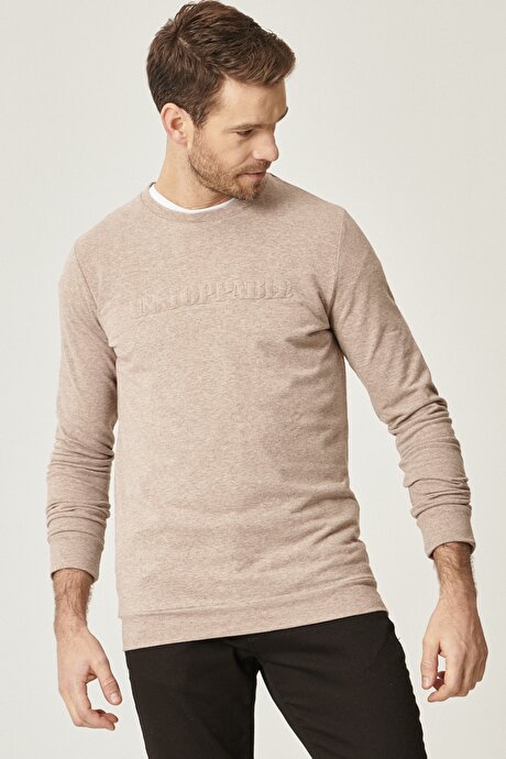 Bej Sweatshirt resmi