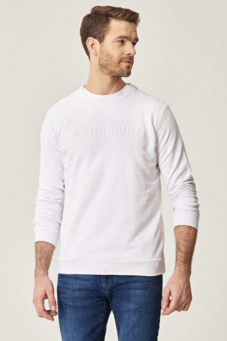 Beyaz Sweatshirt resmi