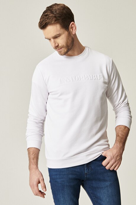 Beyaz Sweatshirt resmi