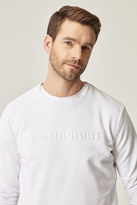 Beyaz Sweatshirt resmi