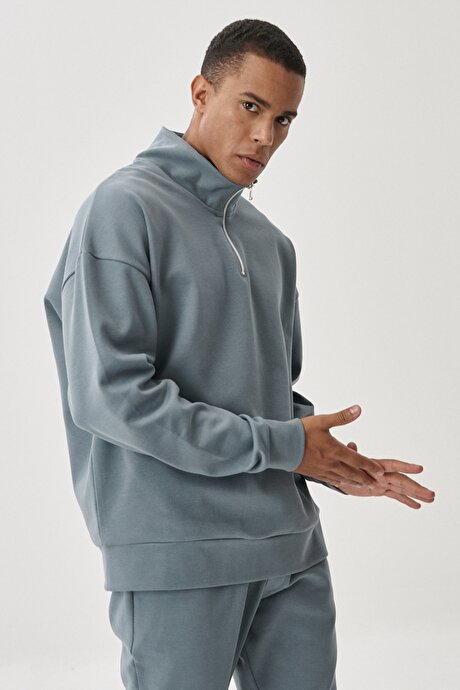 Taş Yeşili Sweatshirt resmi