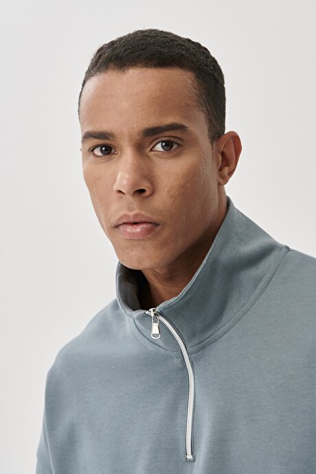 Taş Yeşili Sweatshirt resmi