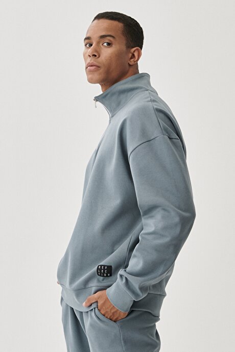 Taş Yeşili Sweatshirt resmi