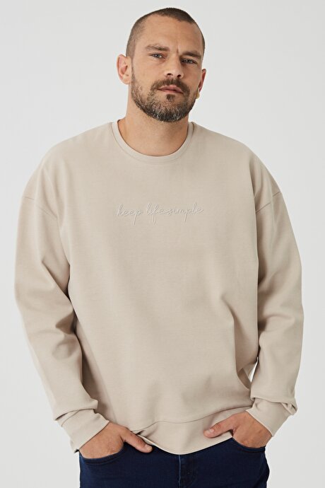 Bej Sweatshirt resmi