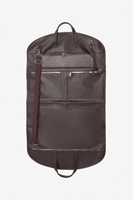 Klasik Kahverengi Takım Elbise Çantası resmi