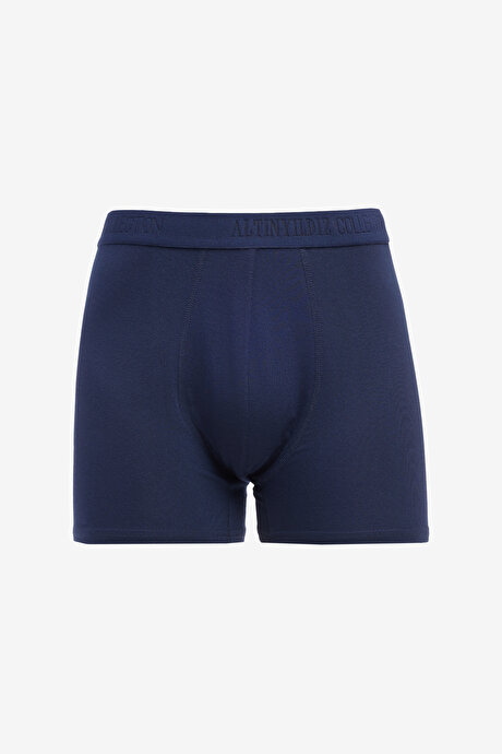 Yumuşak Dokulu 2'li Paket Lacivert Boxer resmi