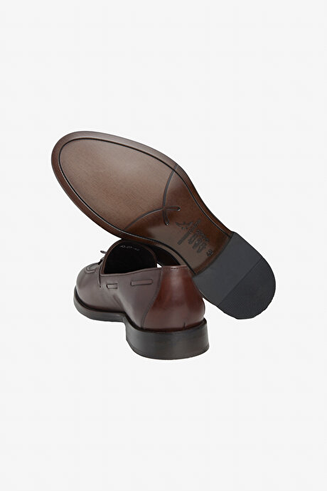 %100 Deri Kahverengi Ayakkabı resmi