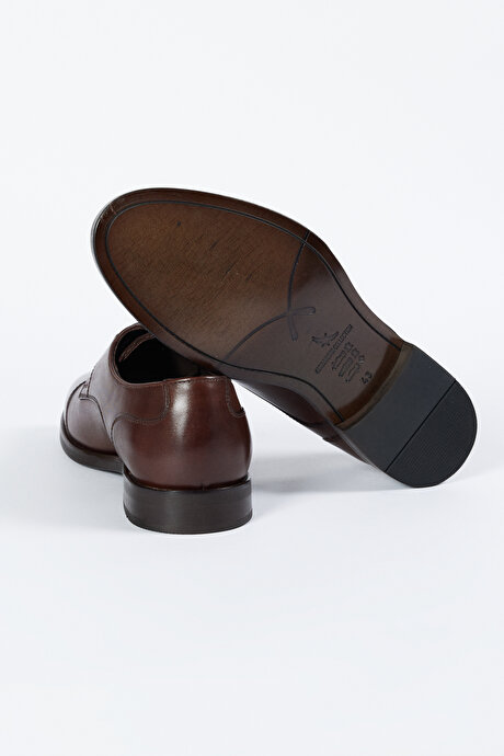 %100 Deri Kahverengi Ayakkabı resmi