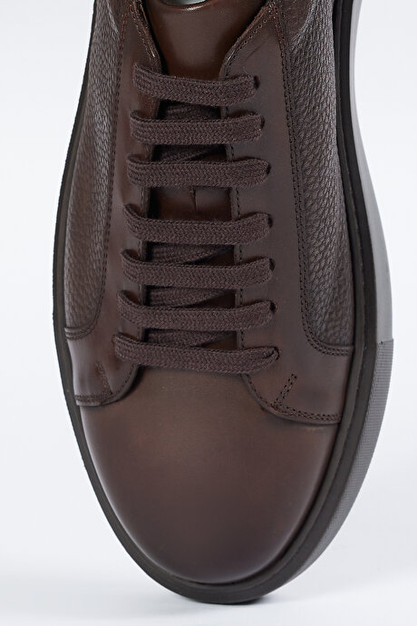%100 Deri Kahverengi Ayakkabı resmi
