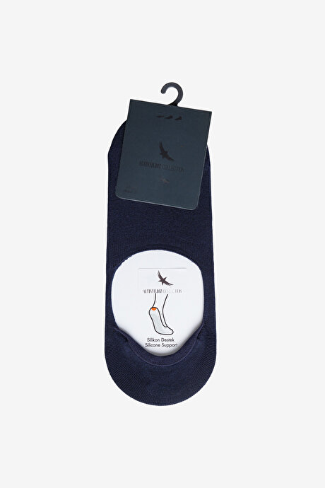 Tekli Babet Lacivert Çorap resmi