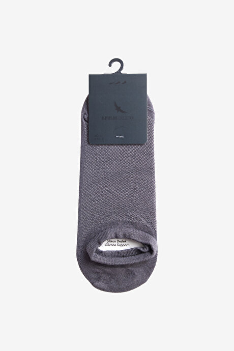 Tekli Sneaker Spor Antrasit Çorap resmi
