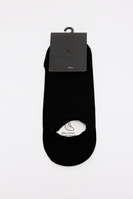 Tekli Sneaker Spor Siyah Çorap resmi