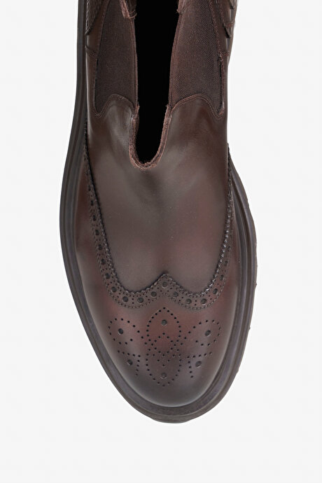 %100 Deri Kahverengi Bot resmi