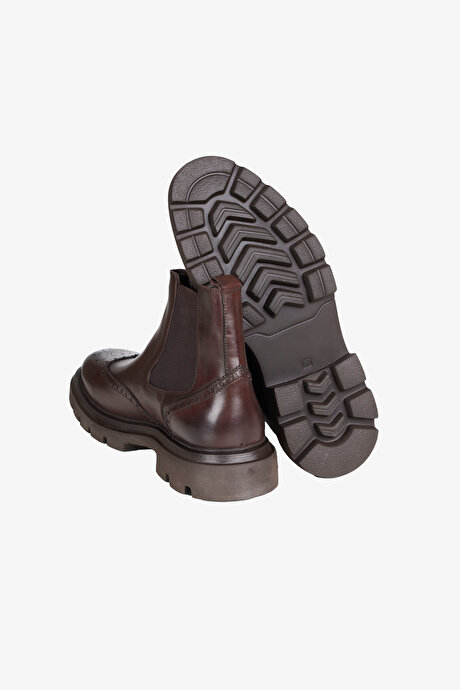 %100 Deri Kahverengi Bot resmi