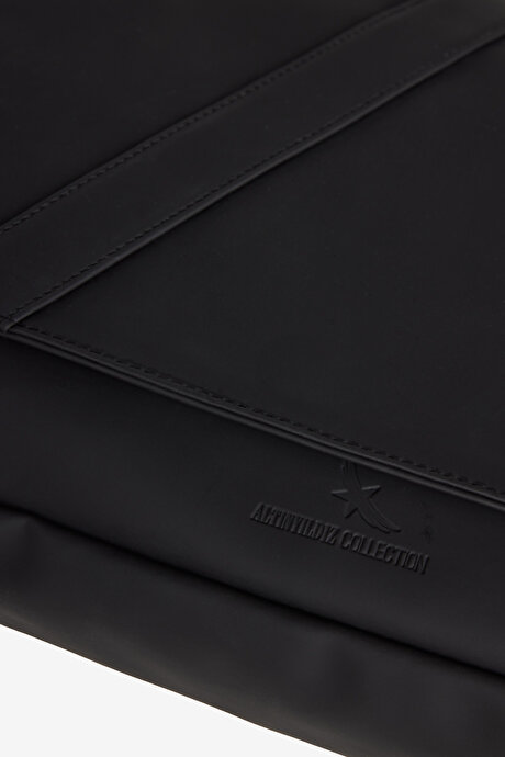 Desenli Siyah Çapraz Çanta resmi