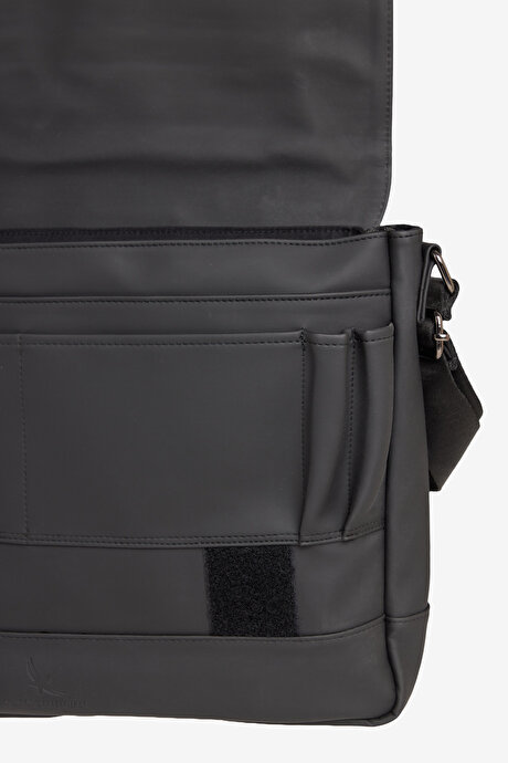 Desenli Siyah Çapraz Çanta resmi