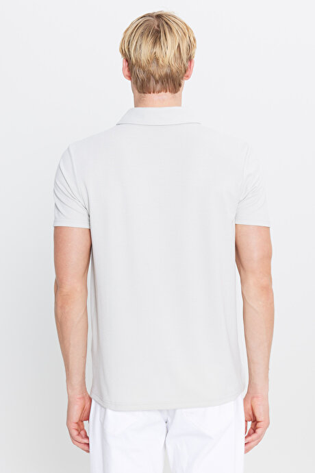 Standart Fit Normal Kesim Polo Yaka Taş Tişört resmi