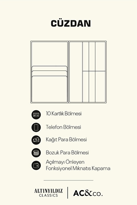 %100 Deri Kahverengi Cüzdan resmi