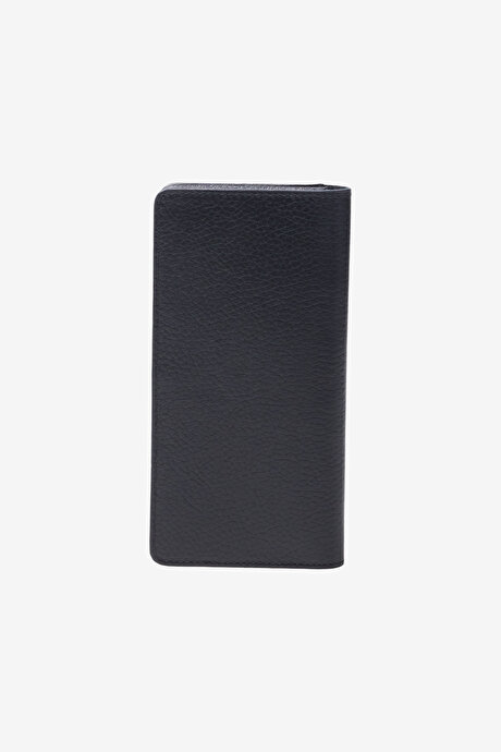 %100 Deri Siyah Cüzdan resmi