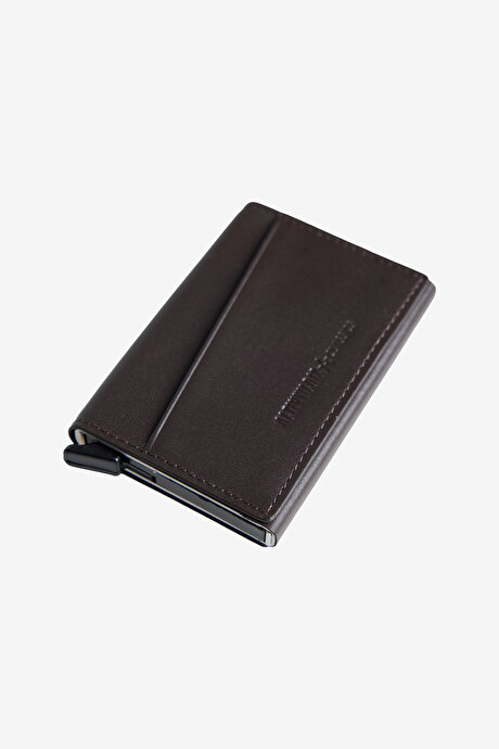 %100 Deri Kahverengi Kartlık resmi