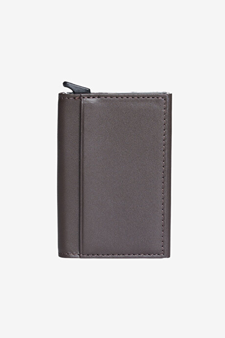 %100 Deri Kahverengi Kartlık resmi