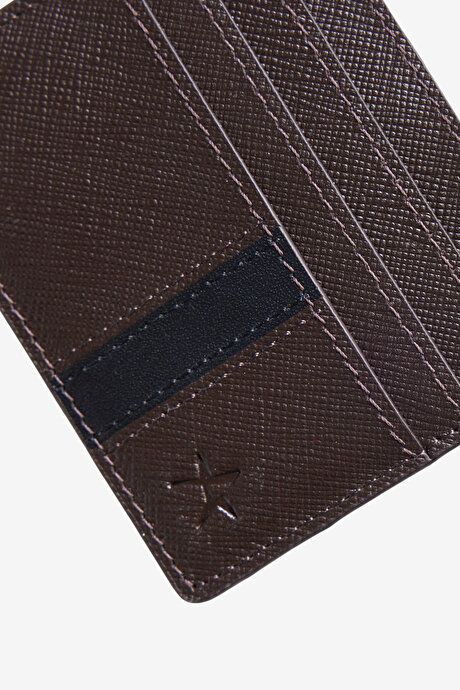 %100 Deri Kahverengi Kartlık resmi