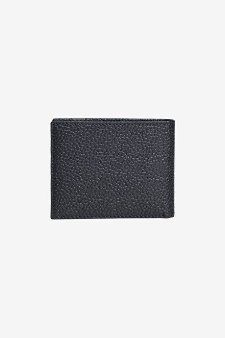 %100 Deri Siyah Cüzdan resmi