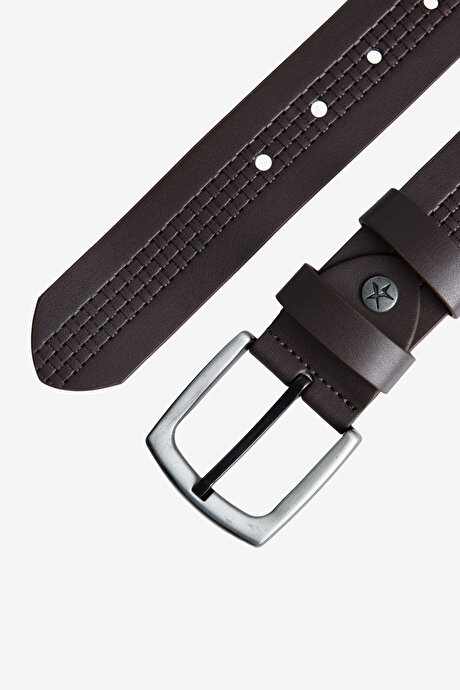 Casual Kahverengi Kemer resmi