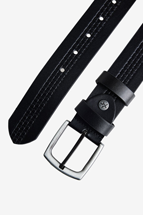 Casual Siyah Kemer resmi