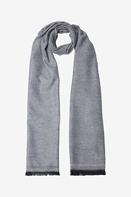 Sıcak Tutan Gri Atkı resmi