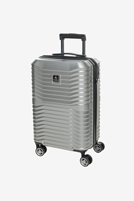 Kabin (Küçük) Boy Gri Valiz resmi