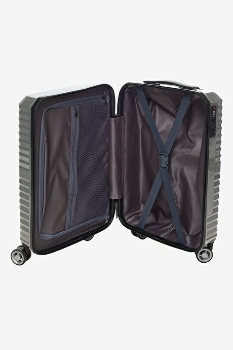 Kabin (Küçük) Boy Gri Valiz resmi