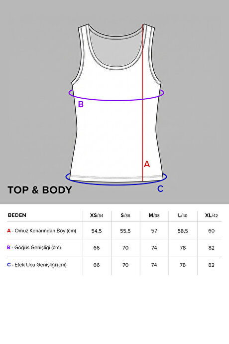 Pamuklu Kaşkorse Yumuşak Dokulu Slim Fit Dar Kesim Bisiklet Yaka Esnek Beyaz TOP & BODY resmi