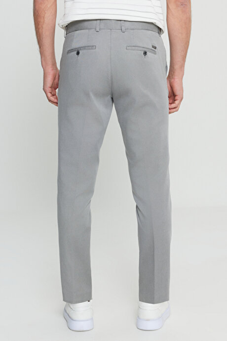 Pamuklu Slim Fit Dar Kesim Yan Cep Casual Taş Pantolon resmi