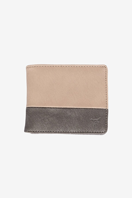 Desensiz Vizon-Antrasit Cüzdan resmi