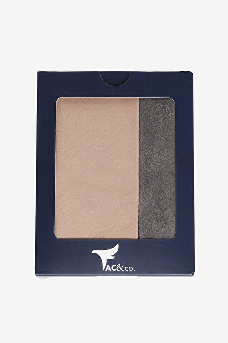 Desensiz Vizon-Antrasit Cüzdan resmi