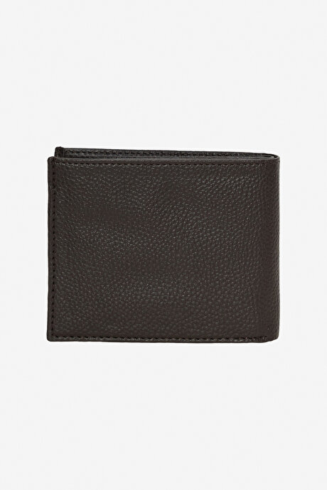 Hediye Kutulu Kart Bölmeli Kahverengi Cüzdan resmi