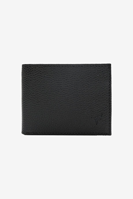 Hediye Kutulu Kart Bölmeli Siyah Cüzdan resmi