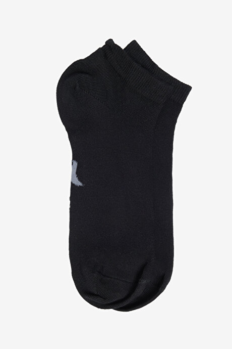 Pamuklu 5'li Paket Esnek Patik Siyah-Beyaz Çorap resmi